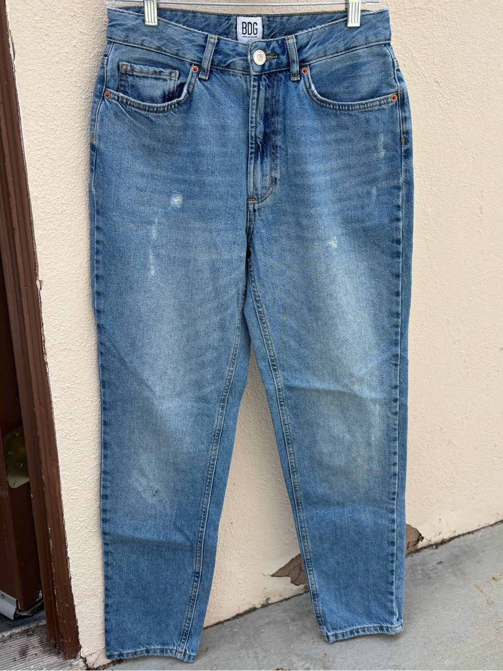 BDG Light Wash High-Rise Mom Jeans
